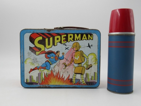 Superman 1954 Metal Lunchbox