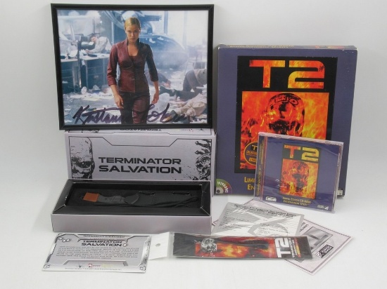 Terminator Collectibles + Autograph Lot