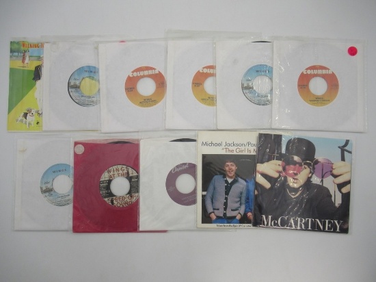 Paul McCartney 45 RPM Singles Lot