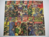 Sgt. Fury #33/35-40/42-47 Marvel Silver Age