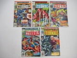 The Eternals #1/3/6/10/11 (1976) Marvel Comics