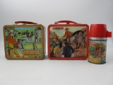 Gunsmoke Lunchbox Lot of (2) w/Thermos 1959