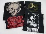 Music Related T-Shirt Lot Alice Cooper/Stooges/MC5/More