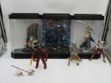 Spawn + Related Action Figure w/Display Cases Lot