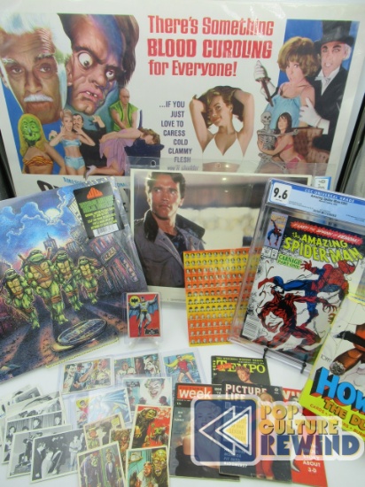 Pop Culture Rewind: Comics, Cards, Movie Posters