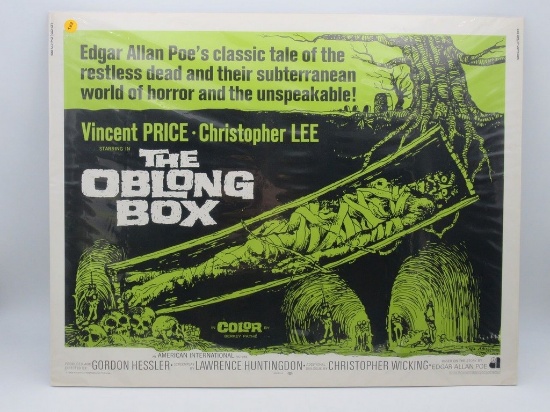 The Oblong Box 1969 A.I.P. 1/2 Sheet Movie Poster