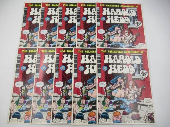 Harold Hedd (x10) 1972 Last Gasp Underground Comix