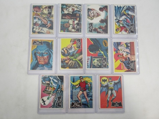 Batman 1966 Trading Cards #1-11
