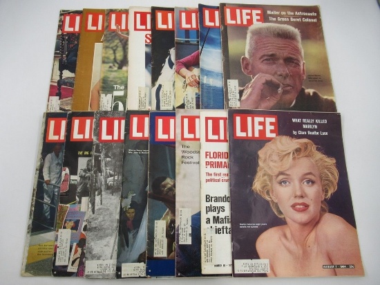 LIFE Magazine Lot of (15) 1964-1972
