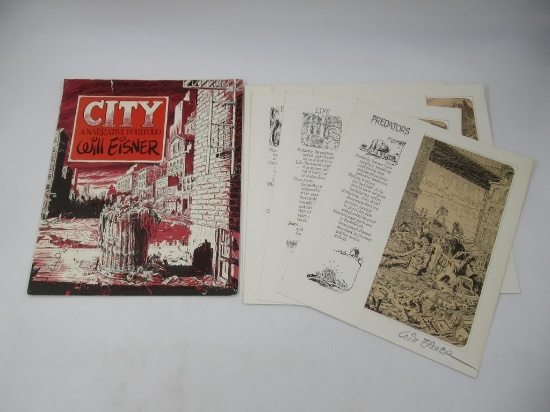 Will Eisner Signed Art Portfolio 1980 #1099/1500