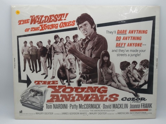The Young Animals 1968 A.I.P. 1/2 Sheet Movie Poster
