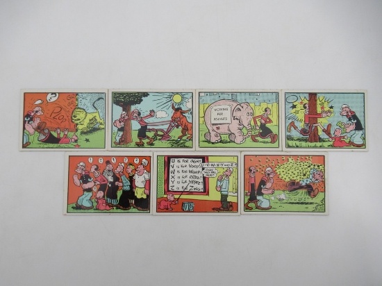 1959 Popeye Trading Cards Lot