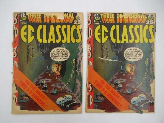 Three Dimensional E. C. Classics (1954) #1 (x2)