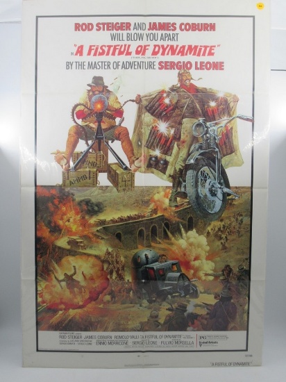 A Fistful of Dynamite 1972 Movie Poster/Sergio Leone