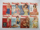People Today 1955 Group of (8) Risque