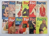 Focus Digest Magazine (Atlas/1956-57) Lot of (12)/Pin-Ups