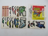 Marvel Comic Book Heroes Sticker/Checklist Lot