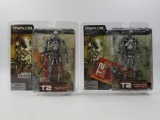 T2 Terminator T-800 Endoskeleton Figure Lot of (2)