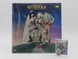 Beetlejuice Custom Mini Figure + Vintage Laserdisc