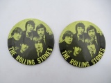 1960s Rolling Stones Pin/Button Lot of (2)/Slater