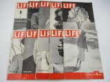 LIFE Magazine Lot of (10) 1937-1946