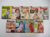 Focus Digest Magazine (Atlas/1954-55) Lot of (9)/Pin-Ups