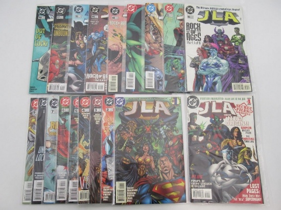JLA #1-19 (1997) + Secret Files and Origins