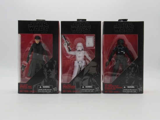 Tie Fighter Pilot/Snowtrooper/General Hux Star Wars Black Series Figures