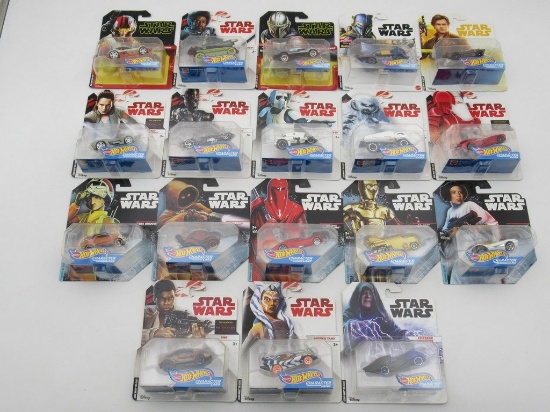 Star Wars Hot Wheels Die-Cast Vehicle Lot
