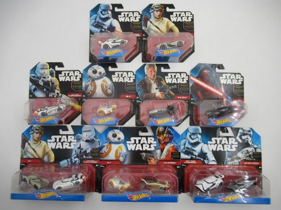 Star Wars Force Awakens Hot Wheels Die-Cast Vehicle Lot