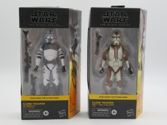 Clone Troopers Star Wars Black Series Figure Lot w/Exclusive