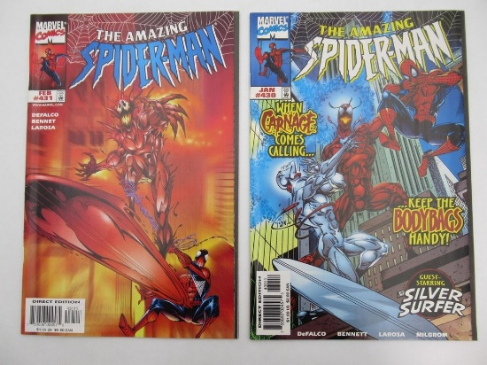 Amazing Spider-Man #430 + #431/1st Cosmic Carnage