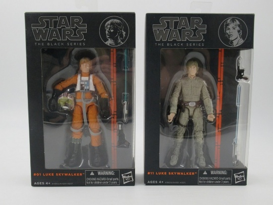 Luke X-Wing Pilot + Bespin Star Wars Black Series Orange Wave Figures