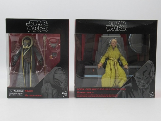 Snoke w/Throne and Moloch Star Wars Black Series Figures