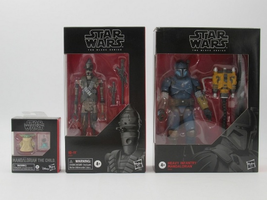 Mandalorian/IG-11 + Child Figures Star Wars Black Series
