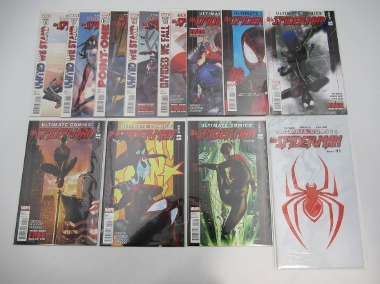 Ultimate Comics Spider-Man Comics Lot w/Keys
