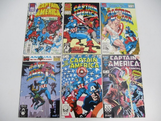 Captain America Annual #6/8/10/11/12/13 Wolverine Cover