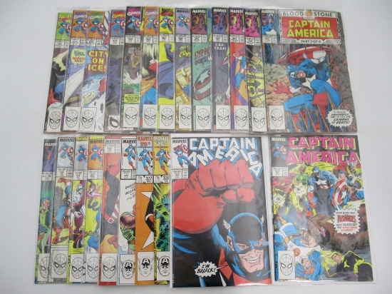 Captain America Group of (23) #326-374/Key U.S. Agent