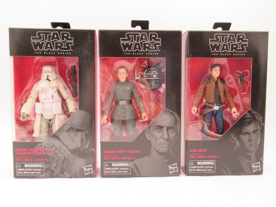 Grand Moff Tarkin/Han Solo/Range Trooper Star Wars Black Series