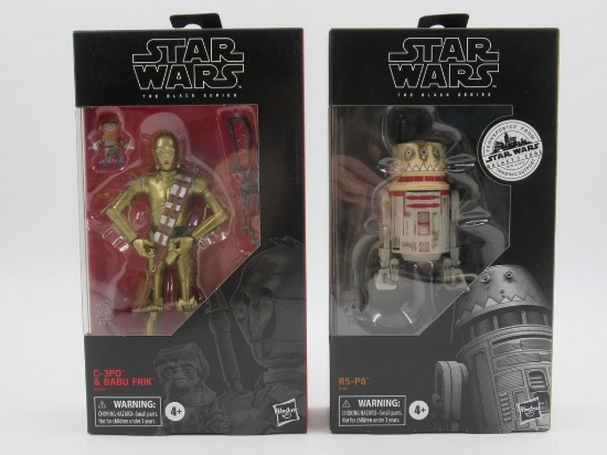 C-3PO w/Babu Frik + R5-P8 Exclusive Star Wars Black Series