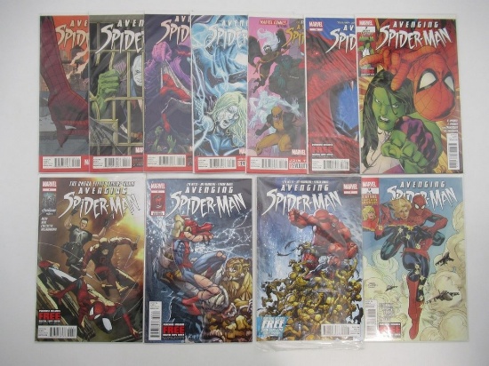 Avenging Spider-Man Group of (11) #2-22/Key Captain Marvel