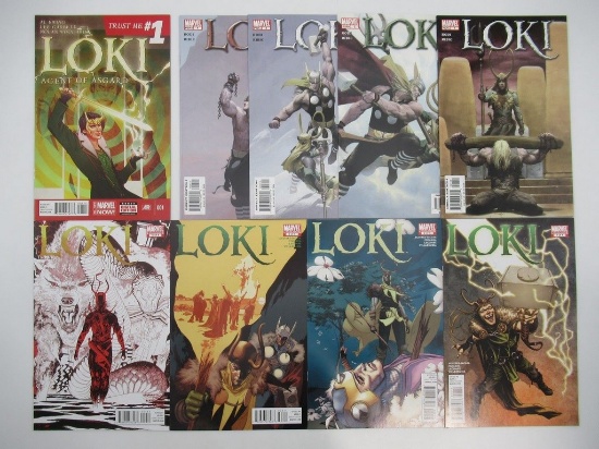 Loki #1-4 (2004) #1-4 (2010) + Agent of Asgard #1