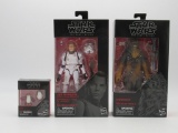 Luke Skywalker/Chewbacca/Porgs Star Wars Black Series Figures