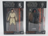 Darth Maul + Obi-Wan  Star Wars Black Series Orange Wave Figures