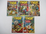 Thor #173/181/183/187/198 Dr. Doom Vs. Thor!