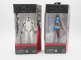 Aayla Secura/Clone Trooper Lieutenant Star Wars Black Series Figures