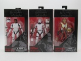 X-Wing Pilot Asty/Flametrooper/Finn Star Wars Black Series Figures
