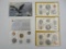 1968/69/70/88 Canadian Proof like Coin Sets w/Coa And Envelopes