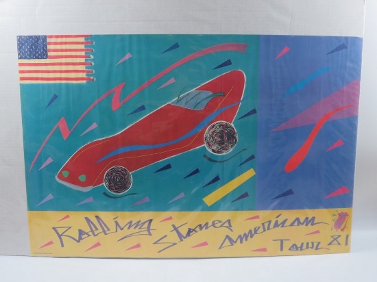 Rolling Stones 1981 American Tour Poster