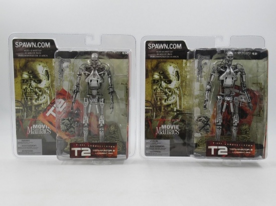 T2 Terminator T-800 Endoskeleton Figure Lot of (2)